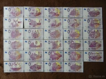 0 eurové bankovky 2018, 2019 a 2020 od 3,50€ - 2