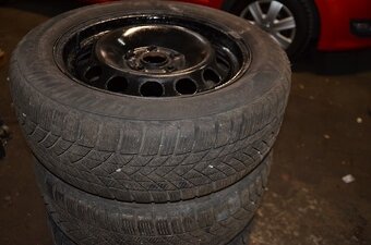 16" plech. disky 5x112 so zimn. pneum. 205/55 R16 - 2