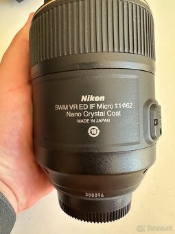 Objektív Nikon AF-S Nikkor 105 mm - 2