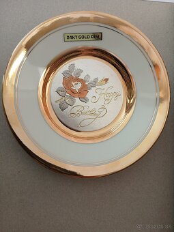 Mandarin the Art of Chokin - čínsky porcelán, ozdobný tanier - 2