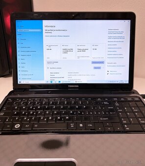 Toshiba Satellite L750-1E1 [8GB RAM/128 GB SSD/bez batérie] - 2