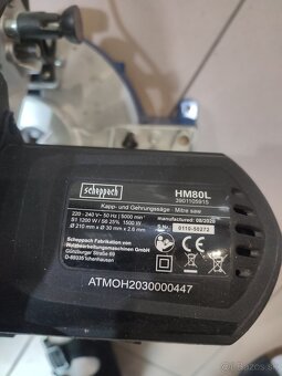 pokosová píla Scheppach HM 80 L - 2