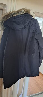 Čierna zimná bunda - 2