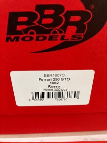 Ferrari 250 GTO BBR 1/18 daňový doklad - 2