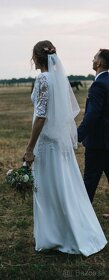 Svadobné šaty z lúčnej krajky, Dyona - 2