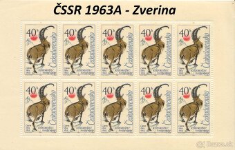 Poštové známky, filatelia: ČSSR, desaťbloky PRO - 2