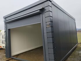 Kontajner Garaže s PIR sendvičový panelou 6x4 výška 3metre - 2
