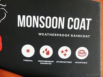HURTTA MONSOON RAIN COAT - pláštenka (rakytníková), 50 - 2