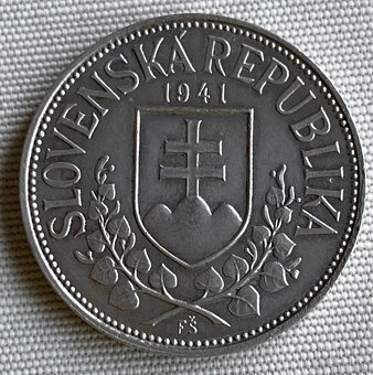 Slovenská Republika - Sv. Cyril a Metod 20 korún 1941 Ag - 2