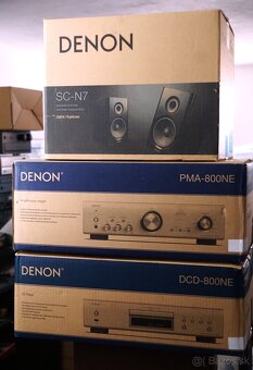 DENON HIFI SET - stereo zesilovač, CD, repro a AKG K 712 - 2