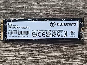 2TB Transcend MTE712A PCIe NVMe 4.0 x4 Industrial - 4 000TBW - 2