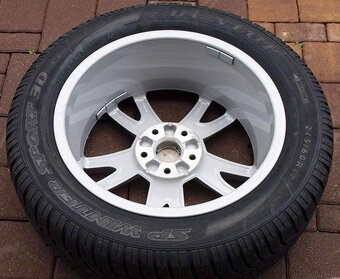 alu R17 5x112, zimné pneu 215/60, orig. Audi Q3 /+ VW Tiguan - 2