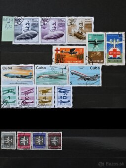 Známky - Letectvo - série 1 - 2