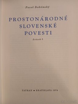 P. Dobšinský : Prostonárodné slovenské povesti 1. - 2