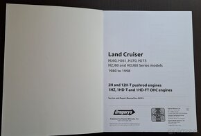 Toyota Landcruiser 60, 70, 80-Opravárenský manuál - 2