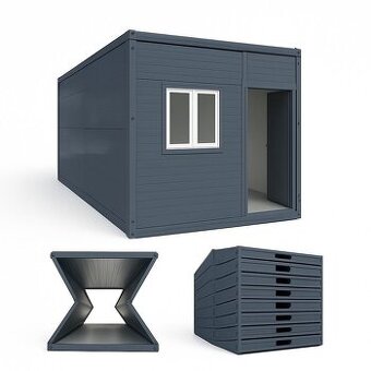 NOVY skladaci kontajner, unimobunka VIDEO - 2