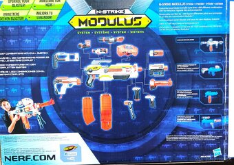 NERF modulus - 5 doplnkov + terčík - 2