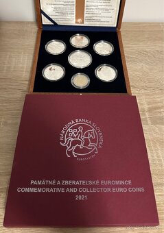Guvernérska sada - Pamätné a zberateľské euromince 2021 - 2