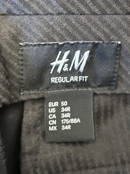 Predám čierny oblek H&M - 2