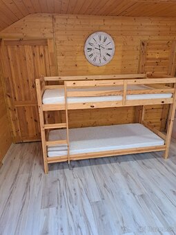 Poschodová posteľ 90x200cm s matracmi - 2