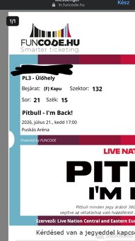 Pitbull Budapešť 21.07.2026 - 2