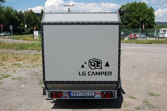 Minikaravan + plachtový altán - 2