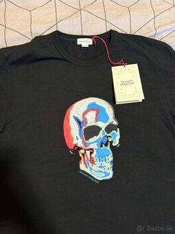 Alexander McQueen skull print tričko, veľkosť M, čisto nové - 2