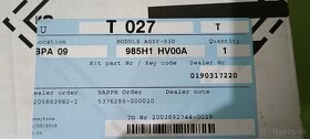 Airbag sedadla vodiča OE 985H1-HV00A NISSAN QASHQAI - 2