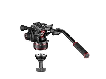 Manfrotto Nitrotech 608 hlava a Alu Twin MS statív - 2