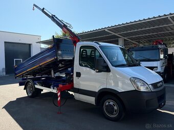 IVECO DAILY TROJSTRANNÝ SKLÁPAČ + HYDRAULICKÁ RUKA do 3,5t - 2