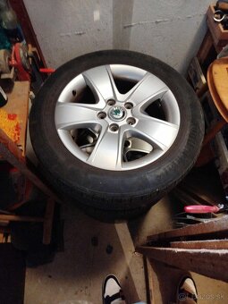 ALU KOLA ORIGINAL ŠKODA OCTAVIA 2 - 205/55 R16 - 2