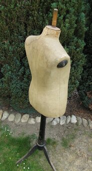 starožitná, krajčírska panna, figurína - 2