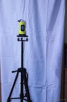 Samonivelačná krížová laserová vodováha + stativ + okuliare - 2