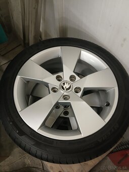 ORIGINÁL ALU DISKY ŠKODA 17" - 2
