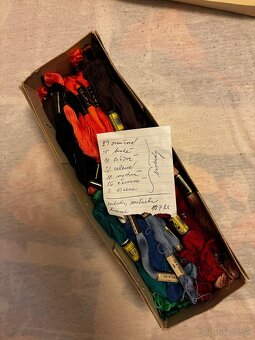 Bavlnky, vyšívacia priadza - 2