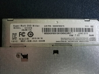 Predám 2x CD/DVD mechaniku k notebookom Lenovo - 2