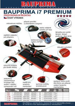 Rezačka na dlažbu - Česká výroba - 2