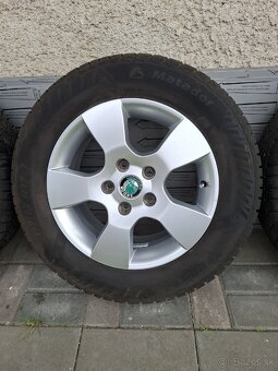 Škoda Helios 5x112 r 15 zimné pneu 195/65 - 2
