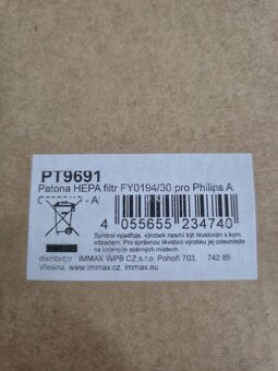Filter Patona HEPA FY0194/30 pro Philips AC0820/10 - 2