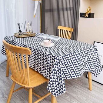 Nové veliké lněné ubrusy 280x130 cm - 2