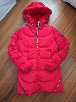 Červená zimná bunda XL - 2