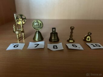 Mosadzné miniatury aj po kuse - 2