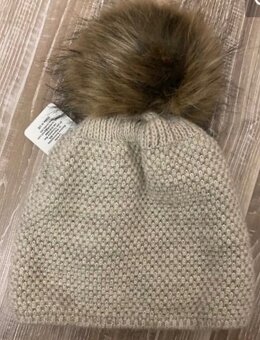 Dámska Teplá zimná čiapka s brmbolcom/Nová - 2