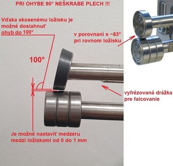 Rolovacia ohýbačka 100mm ohyb do 100° - 2