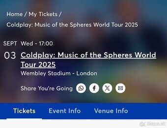 Coldplay London 3.september - 2