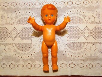 Retro, gumová panenka - Zuzanka --bábika - 2