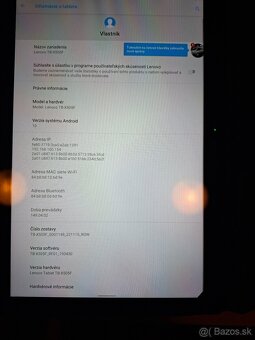 Predám tablet lenovo TB X505F - 2