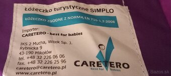 Cestovná postieľka Caretero SIMPLO - 2