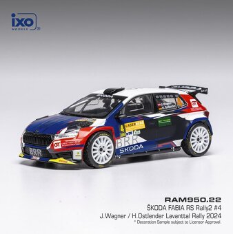 Modely Škoda Fabia Rally2 1:43 IXO - 2