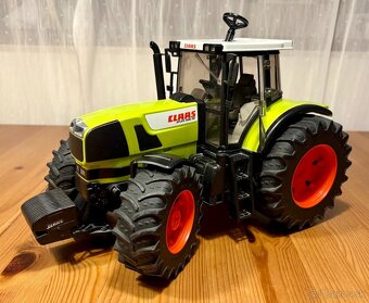 Bruder Claas Atles 936 traktor + vlečka+pluh - 2